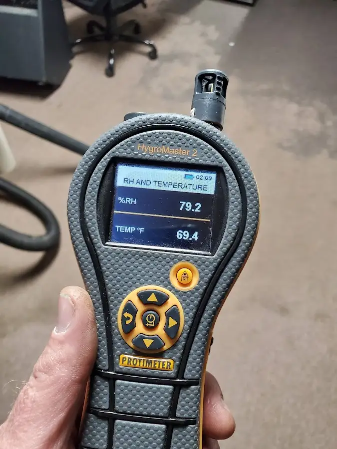 Moisture meter humidity assessment for Mold Remediation & Removal in Accokeek
